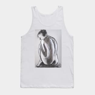 Posture 3 - Female Nude Tank Top